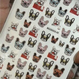 Cute French Bulldog Stickers